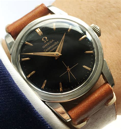 omega seamaster 1960 black dial|omega seamaster black dial price.